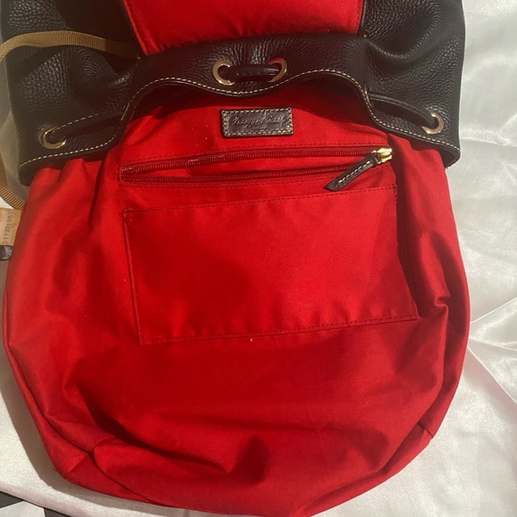 Gorgeous Dooney & Bourke Black Pebbled Leather Backpack - Picture 8 of 14